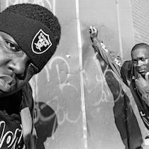 Schneller Ruhm, kurzes Leben: The Notorious B.I.G. (l., mit DJ 50 Grand).