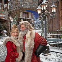 Das Ehepaar Claus alias Silbermähne Kurt Russell und Goldlöckchen Goldie Hawn.