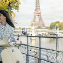 Berlin in Paris: Pedro Alonso mit Samantha Siqueiros.