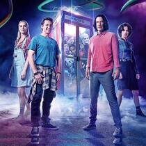 Bill, Ted und ihre Töchter reisen wie gewohnt durch die Zeit.