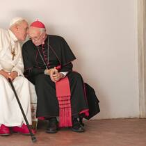Der alte und neue Pontifex: Anthony Hopkins und Jonathan Pryce (r.).