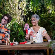 Das Dschungelcamp mit Daniel Hartwich und Sonja Zietlow kriegt auch ein paar «Binge Reloaded»-Gags geschenkt.