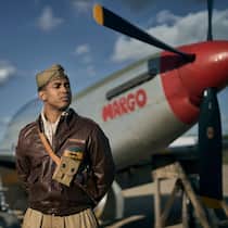 Ncuti Gatwa («Sex Education», «Barbie») als Lt. Robert H. Daniels.