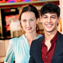 Emilio Sakraya und Melika Foroutan.