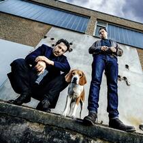 Diese Bullen sind harte Hunde: Fahri Yardim (l.) und Felix Kramer.