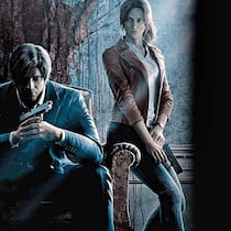 Heldenduo: Claire Redfield und Leon S. Kennedy.