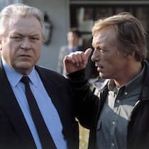 Dr. Renz (Günter Strack, l.) war der erste Anwalt und 60 Folgen lang an Matulas (Claus Theo Gärtner) Seite. Strack starb 1999 an Herzversagen.