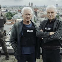 Letzter Einsatz für Ivo Batic (Miroslav Nemec; 71, l.) und Franz Leitmayr (Udo Wachtveitl, 67).