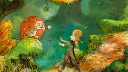 Stadtkind Robyn lässt sich von Waldbewohnerin Mebh (l.) durch ihre Welt dirigieren.