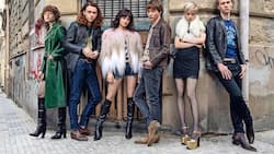 Drogenclique mit Stella, Axel, Christiane, Benno, Babsi und Michi (v.  l.).