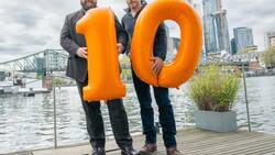 Seit 10 Jahren ein eingeschworenes Duo: Antoine Monot (l.), Wanja Mues.
