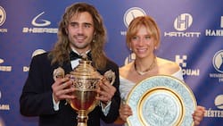 Graf (Lena Klenke) und Agassi (Toby Sebastian) kannten sich schon lange, bis es endlich Klick machte.