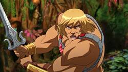 Prinz Adam alias He-Man von der Burg Grayskull schützt das Reich Eternia.