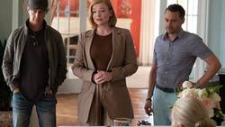 Kämpfen unerbittlich um das Erbe des Familienunternehmens: die Geschwister Kendall (Jeremy Strong), Shiv (Sarah Snook) und Roman Roy (Kieran Culkin).