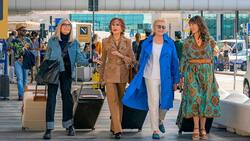 Die vier Frauen in Rom (Diane Keaton, Jane Fonda, Candice Bergen, Mary Steenburgen).