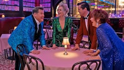 Retter in der Not? James Corden, Nicole Kidman, Andrew Rannells und Meryl Streep.