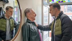 Clive (David Morrissey) ist der schwule Leo (Alan Cumming, M.) ein Dorn im Auge.