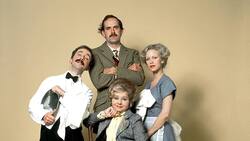 Stellt mit 83 Jahren die «Fawlty Towers» wieder auf: John Cleese (Mitte).