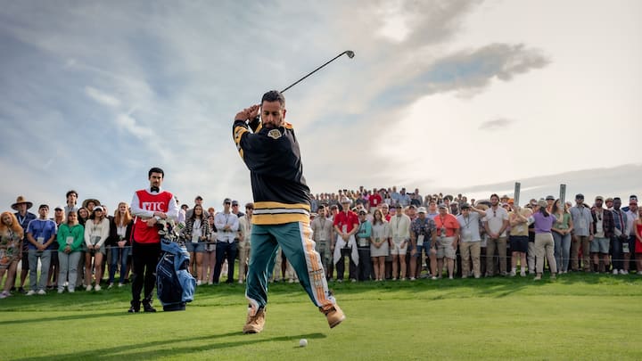 Happy Gilmore (Adam Sandler) muss sich zuerst wieder ans Golfen gewöhnen.