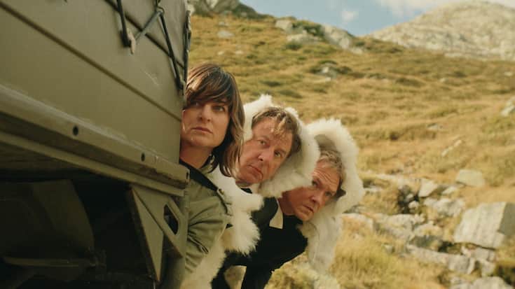 Catherine Pagani, Beat Schlatter und Vincent Kucholl (v.l.) Peter Luisis «Bon Schuur Ticino».