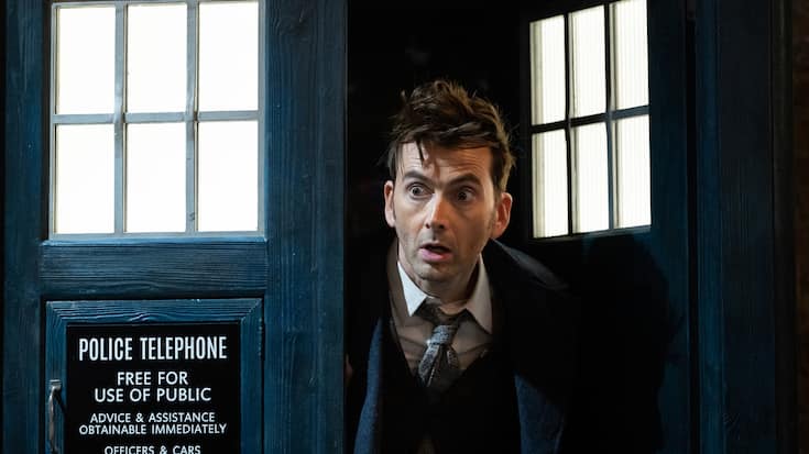 Der Doktor (David Tennant) in der Zeit-Raum-Maschine «Tardis»
