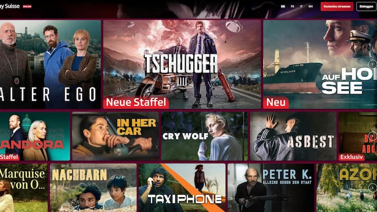 Play Suisse wird mit Play SRF, RTS, RSI und RTR fusioniert.