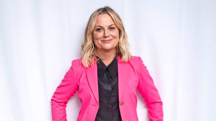 April 23, 2019 - Hollywood, California, U.S. - AMY POEHLER promotes the movie Wine Country in Hollywood. Hollywood U.S. - ZUMAg203 20190423_zap_g203_006 Copyright: xArmandoxGallox