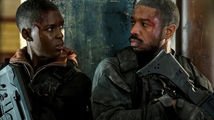 Jodie Turner-Smith and Michael B. Jordan star in WITHOUT REMORSE Photo: Nadja Klier Â© 2020 Paramount Pictures