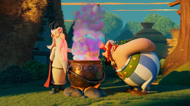 Nein, Obelix bekommt auch diesmal keinen Zaubertrank, denner ist als Kind reingefallen.