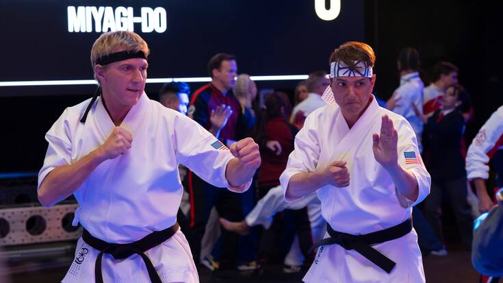 Bereit für das grosse Finale: Johnny Lawrence (l.) und Daniel LaRusso.
