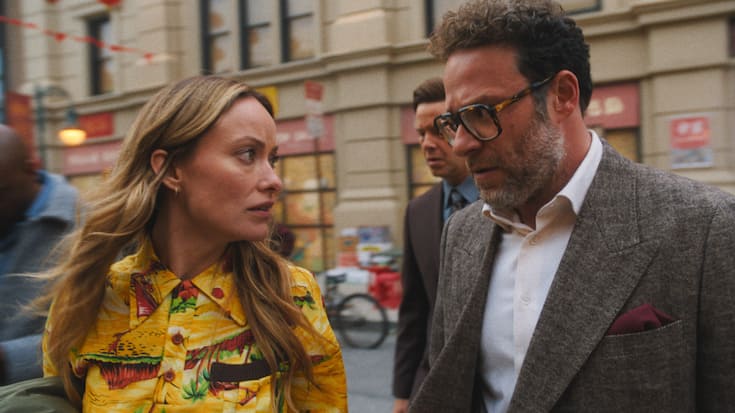 Das riecht nach Zoff: Olivia Wilde (als sie selbst) und Matt Remick (Seth Rogen) zanken sich.
