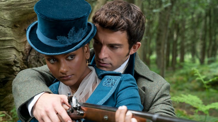 2. Staffel «Bridgerton» mit  Simone Ashley und Jonathan Bailey