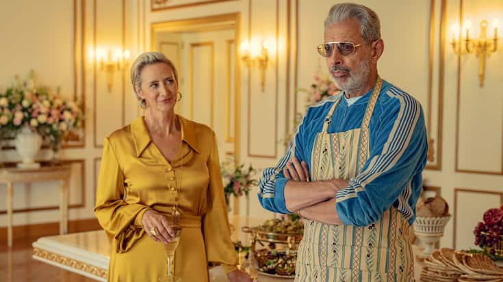Zwischen den Eheleuten Hera (Janet McTeer) und Zeus (Jeff Goldblum) fliegen gern mal die Fetzen.