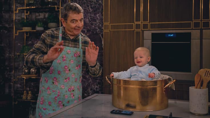 Riecht nach Ärger: Trevor Bingley (Rowan Atkinson) und Baby Jesus im Suppentopf.