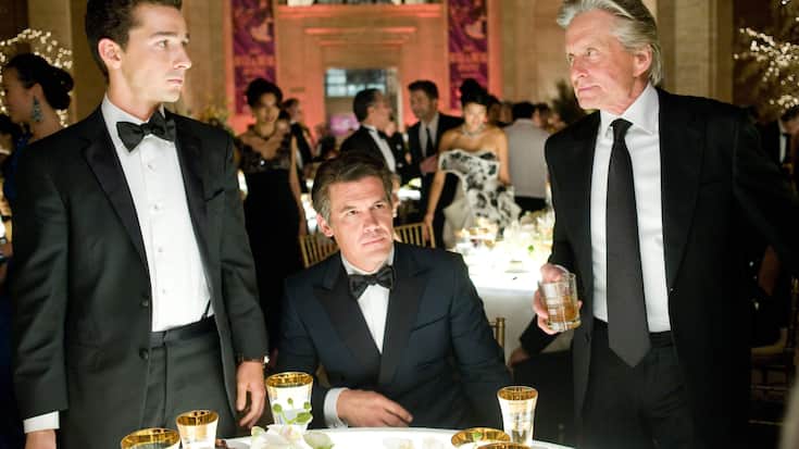 Wall Street: Geld schläft nicht: Von links: SHIA LABEOUF als Jacob Moore, JOSH BROLIN als Bretton James und MICHAEL DOUGLAS als Gordon Gekko.