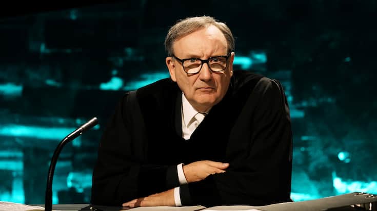 Rainer Bock als Richter im ersten Frankfurter Auschwitzprozess.