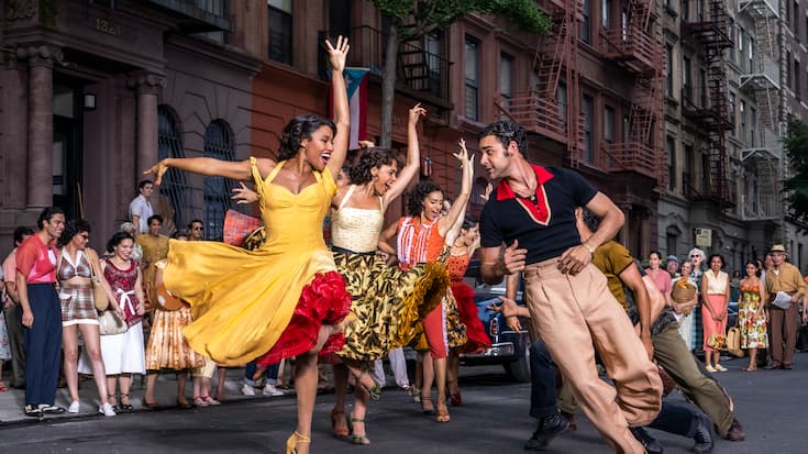 Ariana DeBose as Anita and David Alvarez as Bernardo in 20th Century Studiosâ WEST SIDE STORY. Photo by Niko Tavernise. Â© 2020 Twentieth Century Fox Film Corporation.  All Rights Reserved.