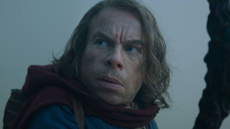 Willow Ufgood (Warwick Davis) in Lucasfilm's WILLOW exclusively on Disney+. Â©2022 Lucasfilm Ltd. & TM. All Rights Reserved.