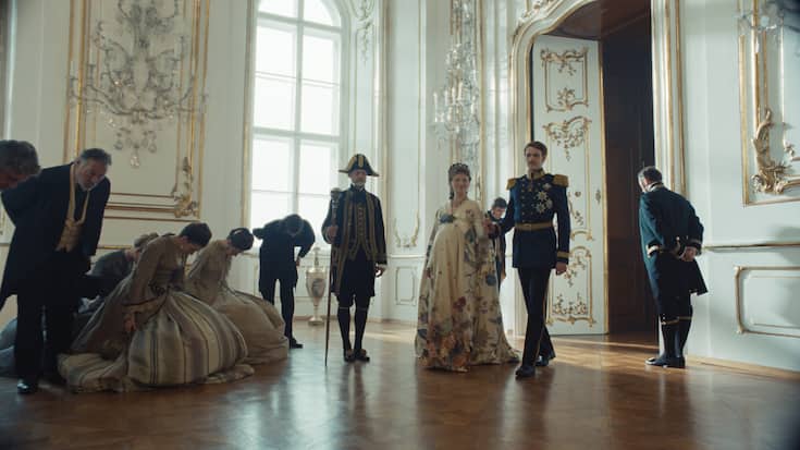 Ist endlich ein männlicher Thronfolger unterwegs? Elisabeth und Franz Joseph.