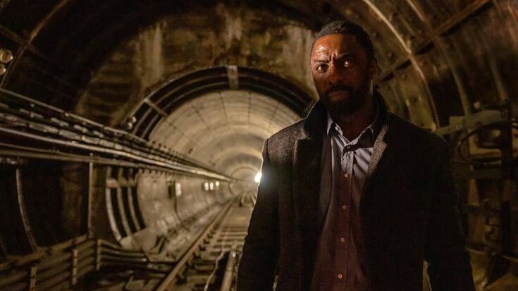 Luther: The Fallen Sun. Idris Elba as John Luther in Luther: The Fallen Sun. Cr. John Wilson/Netflix Â© 2023