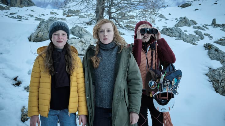 Mysterykrimi-Thriller und Klimakrise: Ärztin Lucia  (Brigitte Hobmeier, M.) sucht nach der verschollenen Gletscherfrau.
