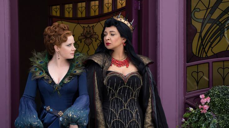 (L-R): Amy Adams as Giselle and Maya Rudolph as Malvina Monroe in Disney's live-action DISENCHANTED, exclusively on Disney+. Photo by Jonathan Hession. Â© 2022 Disney Enterprises, Inc. All Rights Reserved.