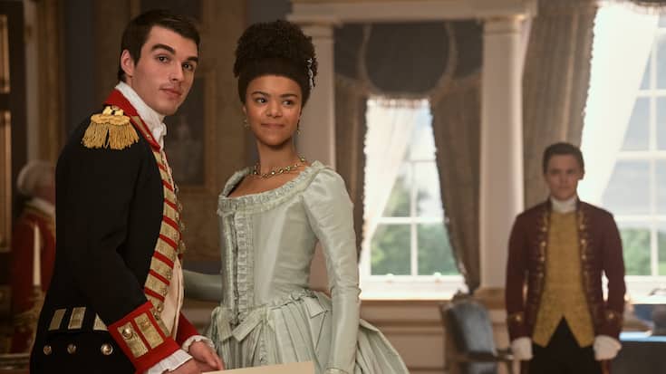 «Königin Charlotte: Eine Bridgerton-Geschichte» auf Netflix mit India Amarteifio und Corey Mylchreest