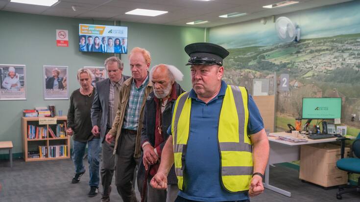 Das Serien-Sequel «Ganz oder gar nicht» mit Robert Carlyle (l.) und Co.