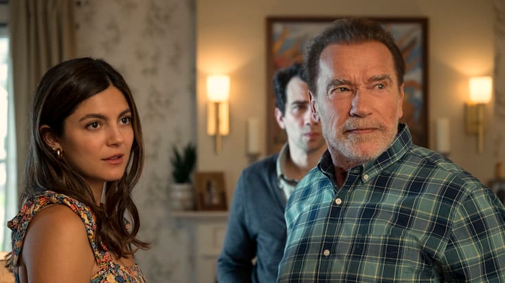 Emma (Monica Barbaro) und ihr Vater Luke (Arnold Schwarzenegger) in «Fubar».