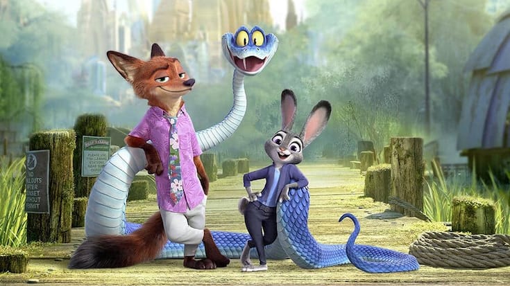 Kino – «Zoomania 2»: Fuchs Nick und Hase Judy versuchen der falsch verdächtigten Schlange Gary zu helfen.