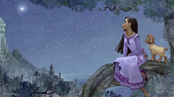 Kino – «Wish»: Asha (Stimme: Ariana De-Bose) wünscht sich einen Stern vom Himmel. 