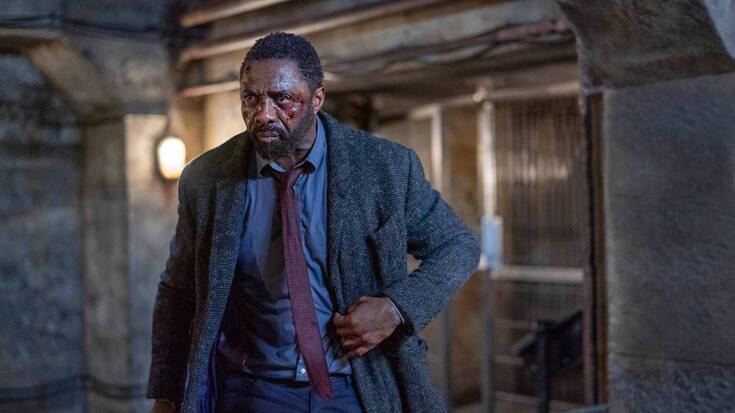 Luther. Idris Elba as John Luther in Luther. Cr. John Wilson/Netflix Â© 2023
