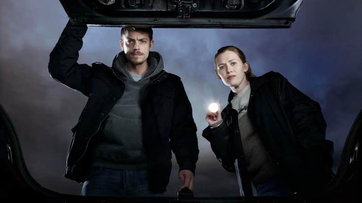 «The Killing»: Detectives Stephen Holder (Joel Kinnaman) und Sarah Linden (Mireille Enos)