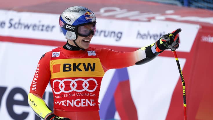 Warten auf den Abfahrtssieg: Marco Odermatt wurde 2022 und 2023 in Wengen Zweiter.